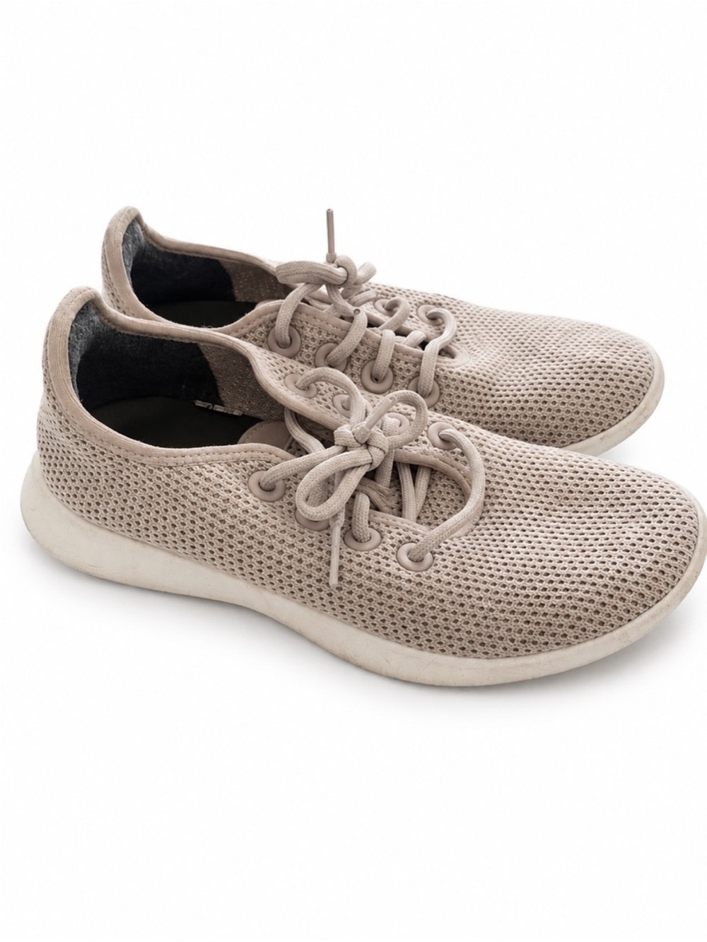 allbirds Women's Knit Lace-Up Sneakers in Beige